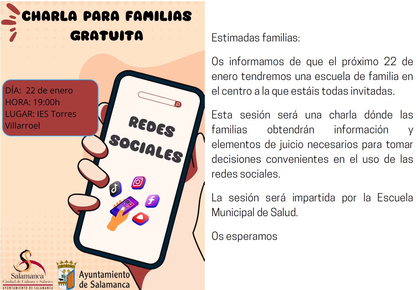 escuela de padres RRSS